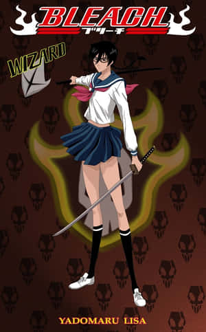 Lisa Yadomaru: A Strong And Fearless Warrior From The Anime Bleach Wallpaper