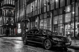 Lisburn Grand Central Night Scene Wallpaper