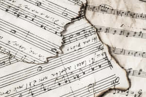 Listen To The Beautiful Song Of Music Notes Wallpaper