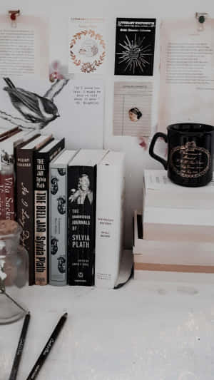 Literary_ Nook_ Aesthetic.jpg Wallpaper