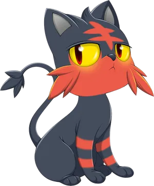 Litten Looking At Side Wallpaper
