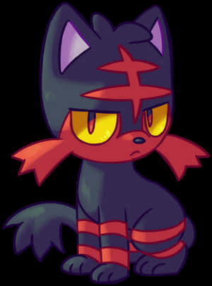 Litten With Judging Face Wallpaper