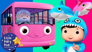 Little Baby Bum With The Bus Wallpaper