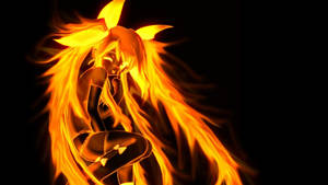 Little Fire Girl Wallpaper