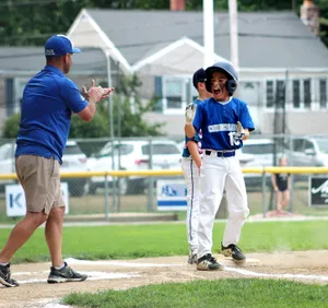 Little League Baseball Action Shot Wallpaper