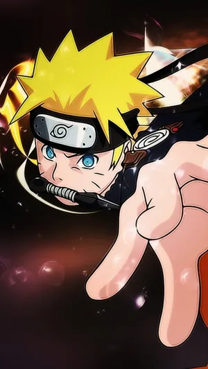 Little Naruto Goes On A Big Adventure Wallpaper