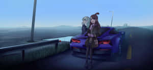 Little Witch Academia Atsuko Diana Car Wallpaper