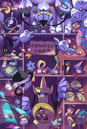 Litwick With Pokemons Wallpaper