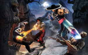 Liu Kang In Action, The Mortal Kombat Dragon Warrior Wallpaper