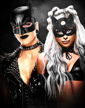 Liv Morgan Rhea Ripley Catwoman Batman Wallpaper