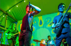 Live Band Performance Stage Wallpaper