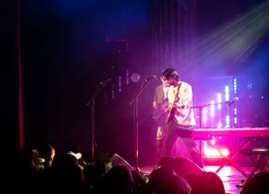 Live Concert Performance Guitarist Wallpaper