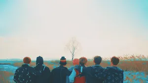“live Your Life To The Fullest With The Bts Mac” Wallpaper