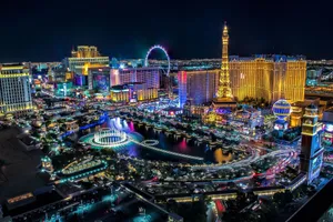 Lively Las Vegas Night Wallpaper