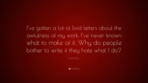 Livid Letters Quote Background Wallpaper