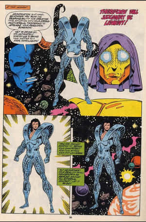 Living Tribunal Comic Panel Wallpaper