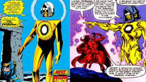 Living Tribunal Comic Panels Wallpaper