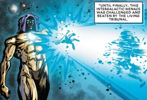 Living Tribunal Defeats Intergalactic Menace Wallpaper