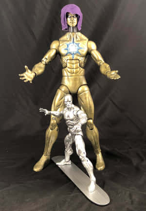Living Tribunaland Silver Surfer Action Figures Wallpaper