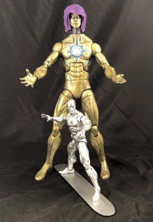 Living Tribunaland Silver Surfer Action Figures Wallpaper