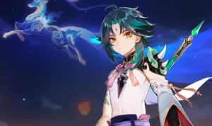 Liyue Lantern Rite Xiao Pfp Wallpaper