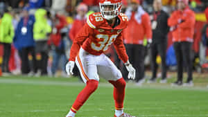 Ljarius Sneed Kansas City Chiefs Game Ready Position Wallpaper