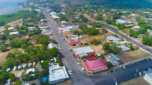 Local Neighborhood Aerial Photo Wallpaper