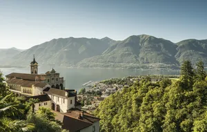 Locarno Lake Maggiore View Wallpaper