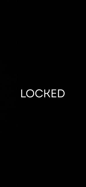 Locked Text Wallpaper