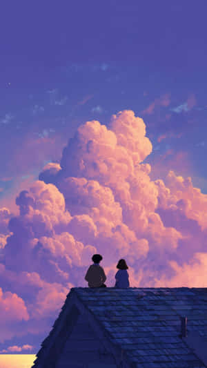 Lofi Love Evening Vibes Wallpaper