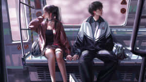 Lofi Love Moments Wallpaper