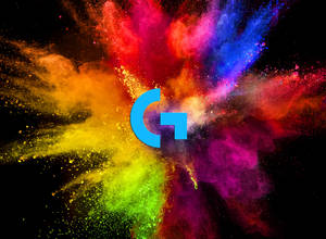 Logitech Colorful Explosion Wallpaper