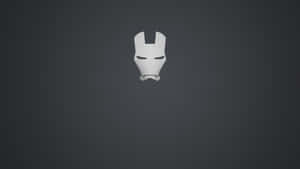 Logo Iron Man Black And White Wallpaper