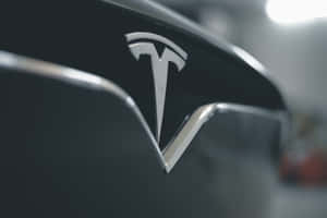 Logo Of The Technological Automobile Company Tesla In 4k Resolution Wallpaper