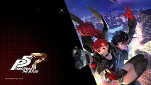 Logo Of The Video Game Persona 5 Wallpaper
