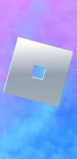 Logo Roblox Blue And Pink Wallpaper