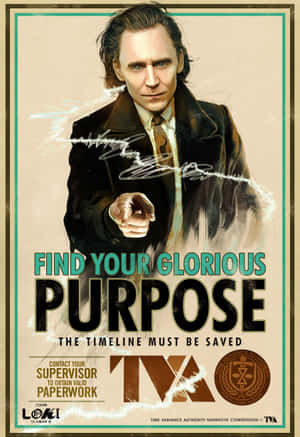 Loki Season2 Glorious Purpose Poster Wallpaper