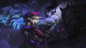 Lol 1920 X 1080 Gaming Sylas On Throne Wallpaper