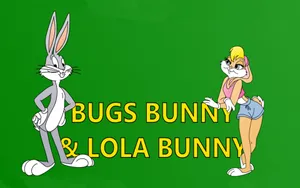 Lola Bunny Bugs Bunny Green Wallpaper