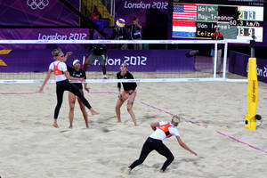 London Olympics Volleyball 4k Wallpaper