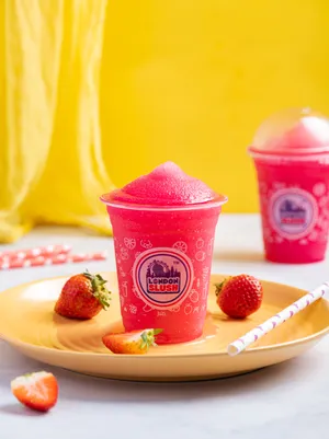 London Slush Stawberry Slushy Wallpaper