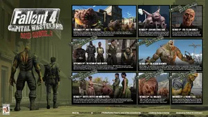 Lone Wanderer In The Capital Wasteland Of Fallout 4 Wallpaper