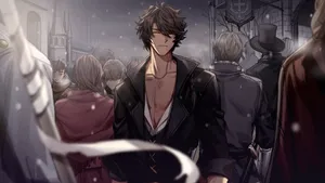 Lonely In The Crowd: A Portrait Of A Cool Sad Boy Wallpaper