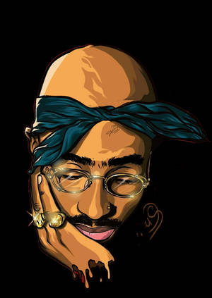 Long Live The Legendary Rapper, Tupac Shakur Wallpaper