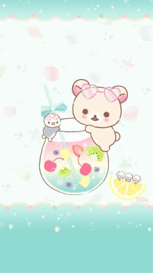 Look At This Adorable Rilakkuma Bear! Wallpaper