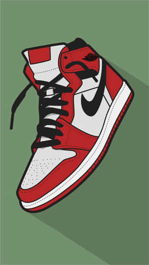 Look Fly With Dope Jordan Shoes Wallpaper