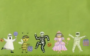 Look Frightfully Spooky This Halloween With A Horror Costume! Wallpaper