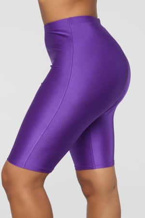 Look Like A Fashionista In This Comfortable And Stylish Pair Of Purple Shorts. Wallpaper