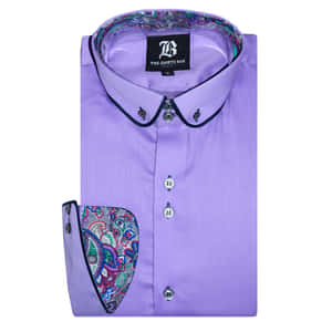 Look Stylish In This Elegant Purple Shirt Wallpaper