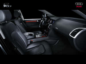 Looking Out Into The Open Road From The Comfort Of The Car Wallpaper